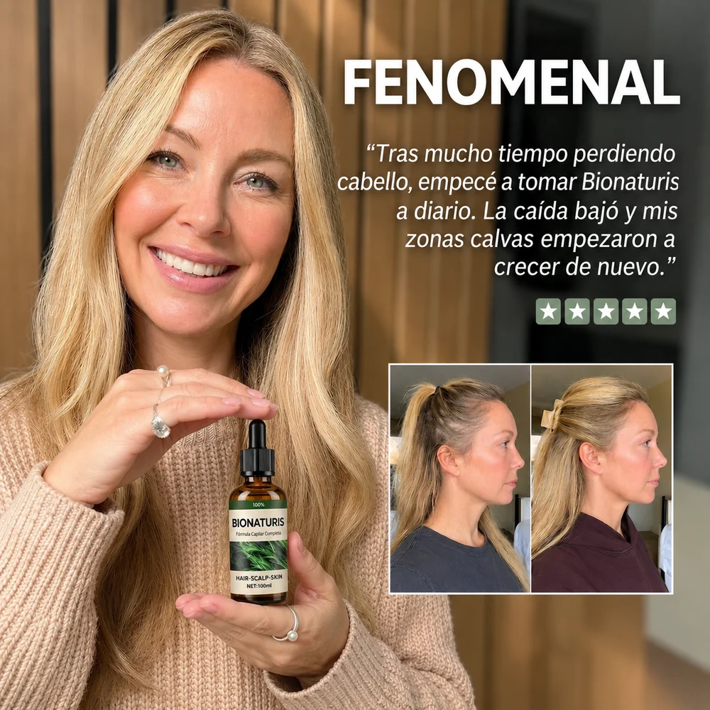 Bionaturis Fórmula Capilar Completa, frasco ámbar de 100 ml con gotero