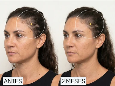 Resultado antes y después compartido por Fernanda L.
